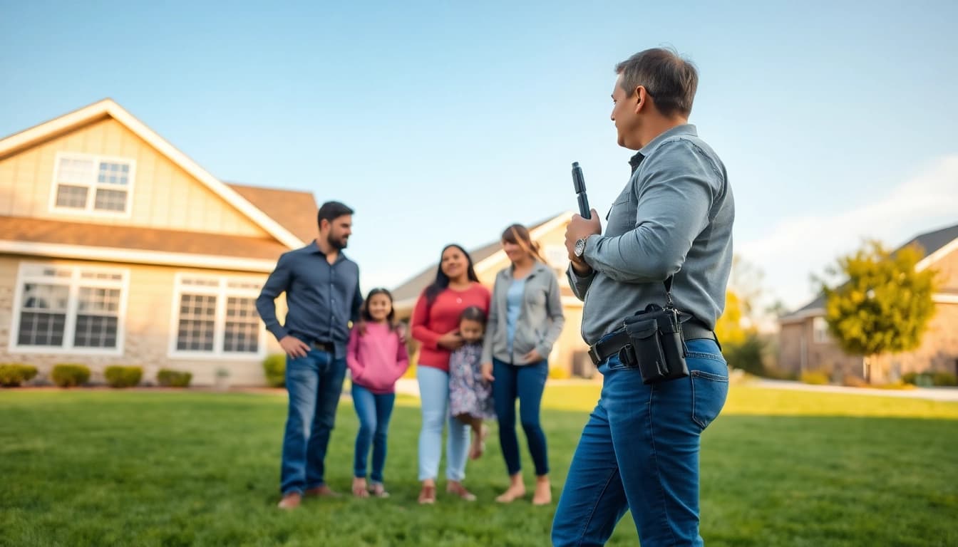Family Protection specialist ensuring safety for a family at home, promoting security and wellbeing.