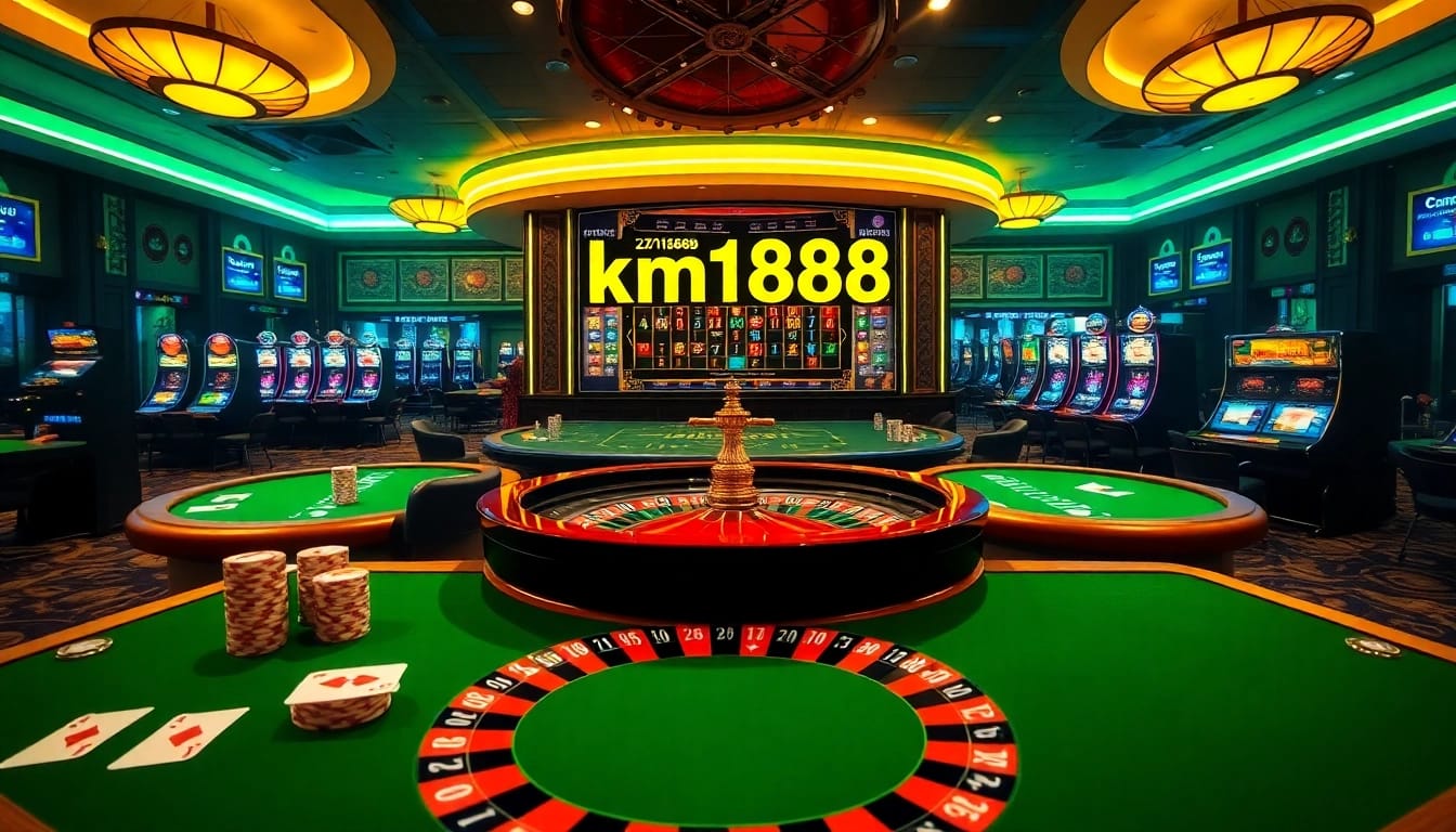 Experience the ultimate excitement at km1888b casino with thrilling games and vibrant atmosphere.