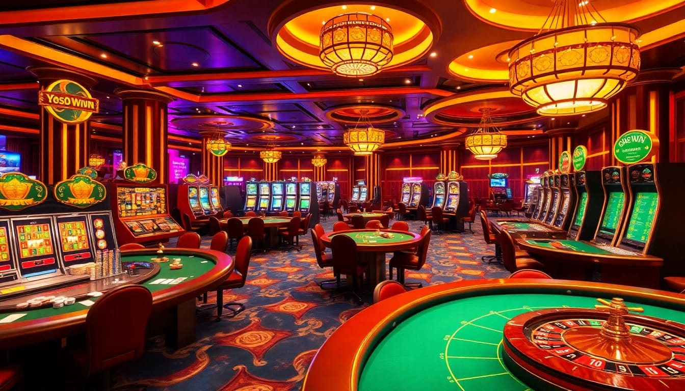 Gamble with excitement and professionalism at 3wwin.com, featuring vibrant casino tables and slot machines.