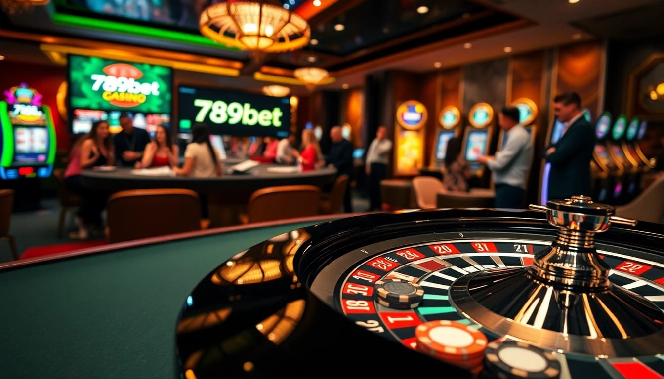 Players enjoying the professional gaming experience at 789bet casino with vibrant visuals and engaging games.