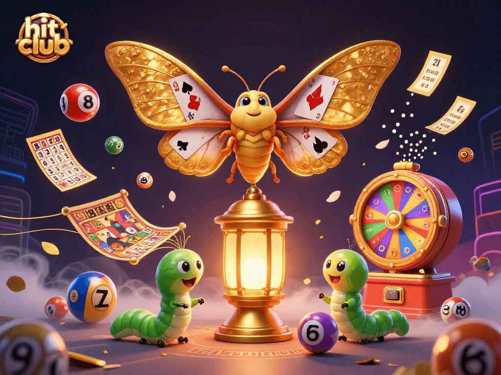 Engaging hit club scene with a vibrant lottery theme showcasing colorful balls and golden symbols.