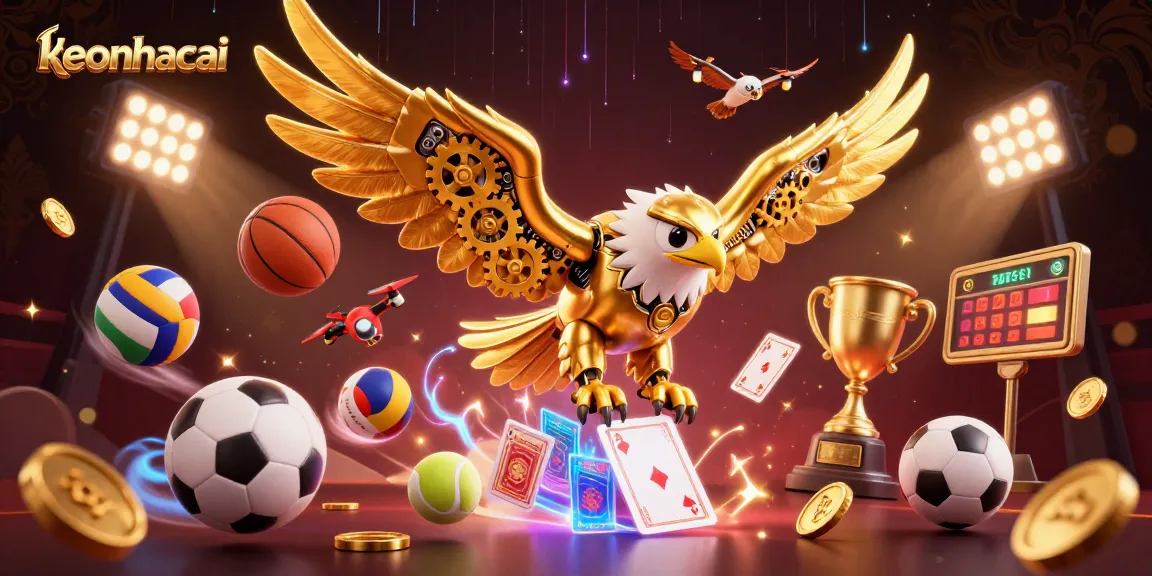Experience thrilling gameplay with the keonhacai golden eagle amid vibrant sports and casino action.
