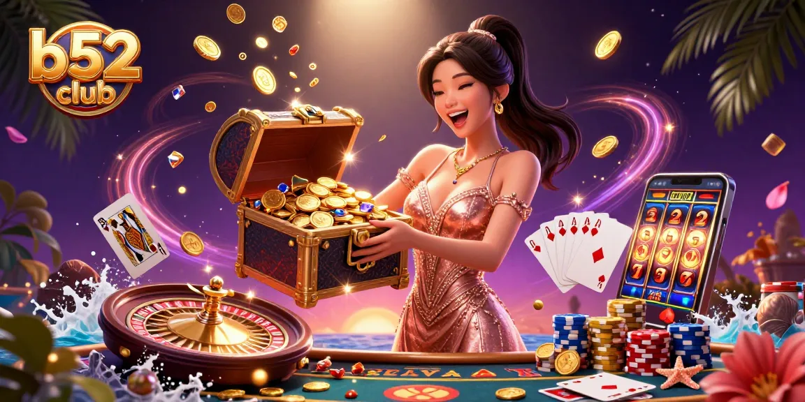 Experience excitement at b52 club with dazzling treasures and dynamic casino elements.