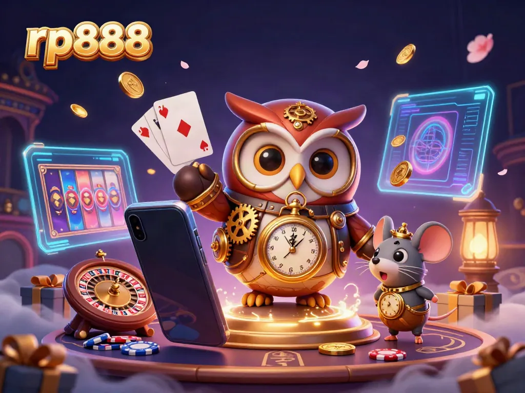 Engage in exciting slot gameplay with rp888, featuring vibrant characters and casino elements.