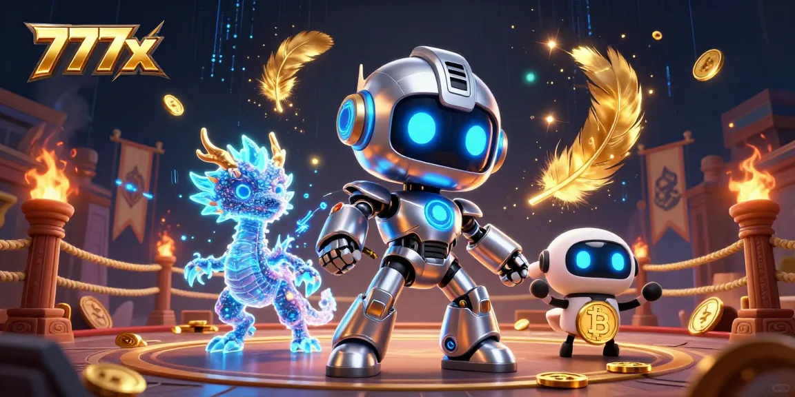 Experience thrilling gameplay with 777x, featuring 3D characters and dynamic casino elements.