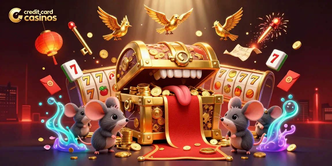 Engage with credit card casinos featuring vibrant 3D graphics of games and alluring treasures.