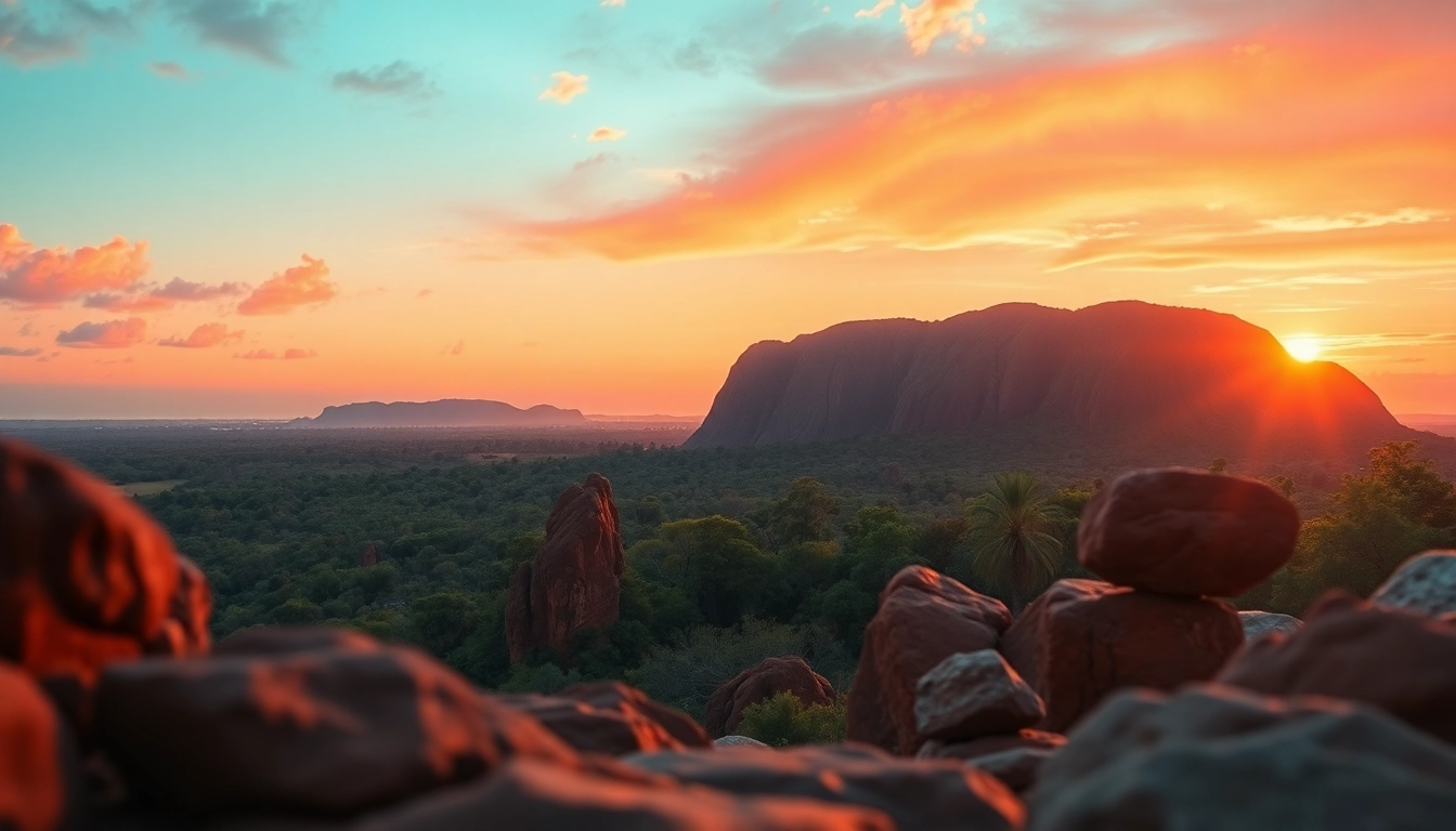 Experience the vibrant ecosystems of Australia highlighted by the Great Barrier Reef and Uluru.
