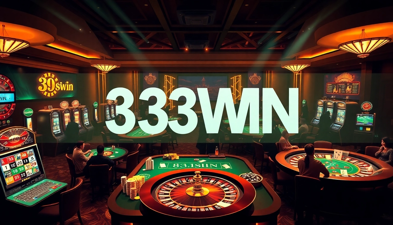 Experience the thrill of gambling activities at 33WIN with vibrant casino games and immersive betting experiences.