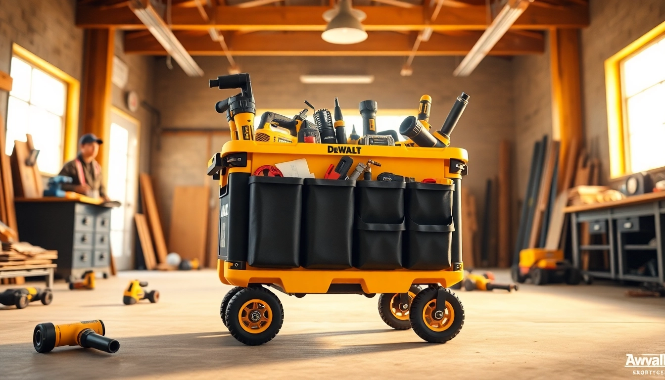 Utilize the DeWalt DWST1-71196 to organize tools efficiently in your workspace.