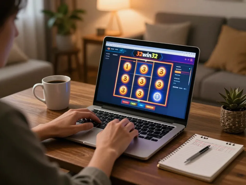 Engaging in online slot games at 32win32 with a relaxed home atmosphere