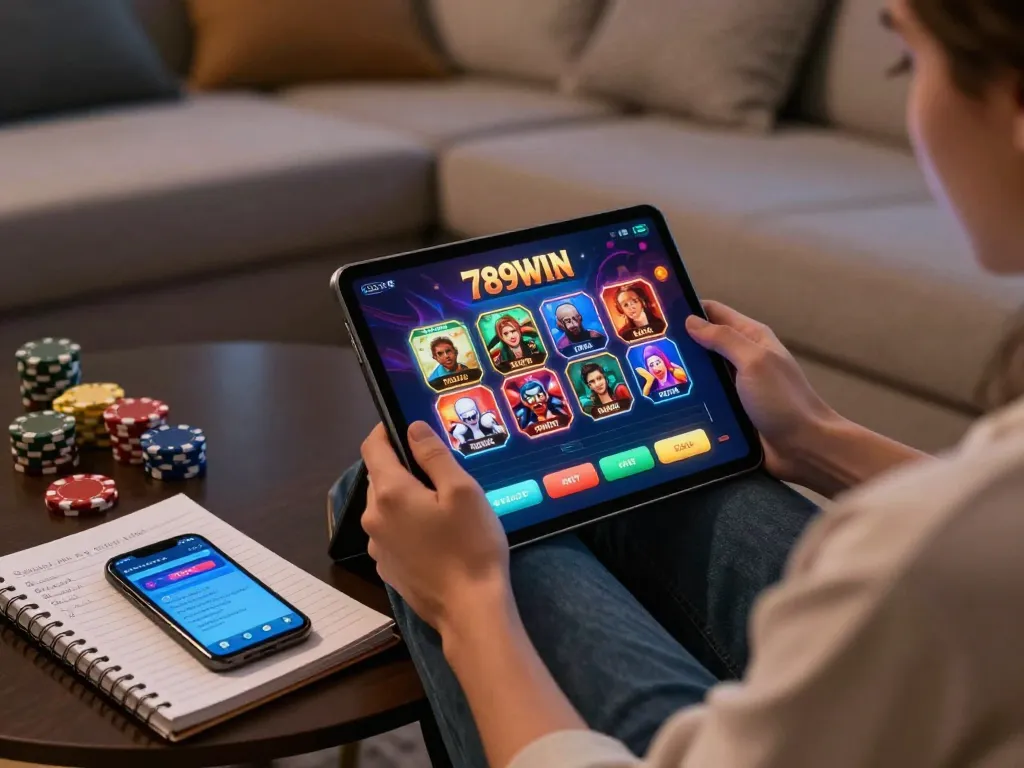 Gaming on the 789WIN app with strategies laid out for enhanced gameplay.