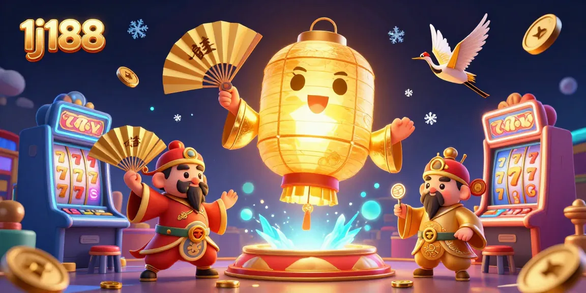 Experience exciting gameplay at 1j188 featuring a vibrant casino scene with dynamic characters and slot machines.