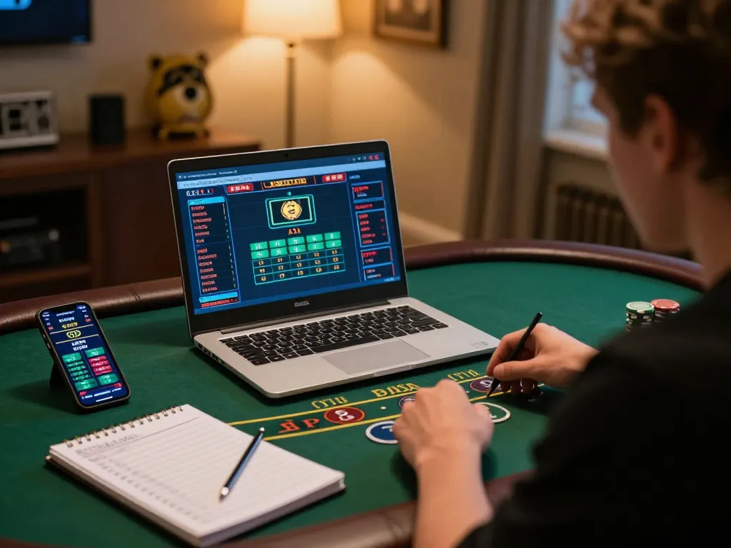 Engaging in advanced 3Bet strategy during a live dealer blackjack game online.