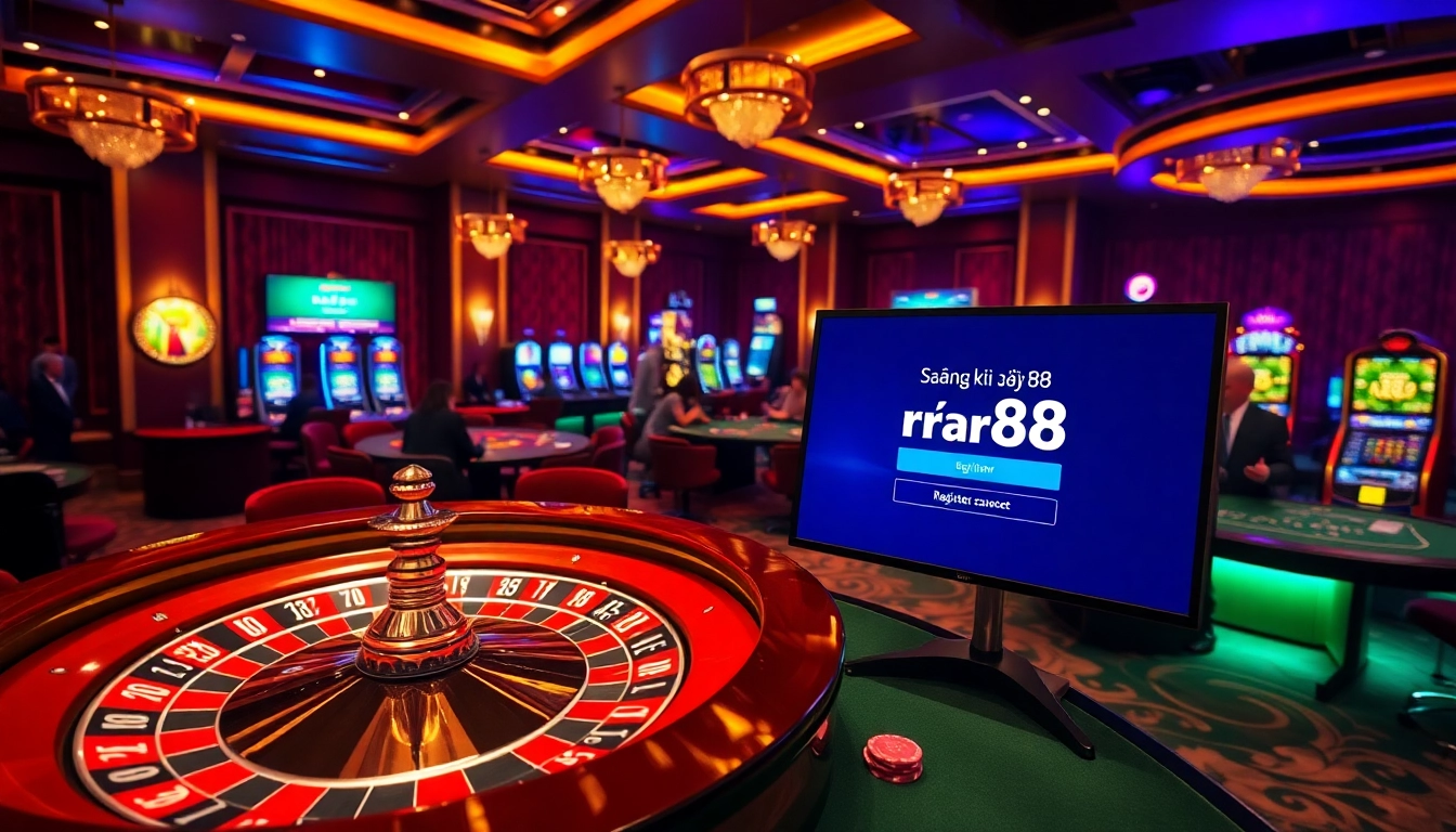 Engage in thrilling gameplay as you register at RR88 for a premium gambling experience.