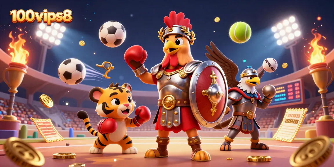 Experience thrilling gameplay at 100vips8 with action-packed sports betting visuals.
