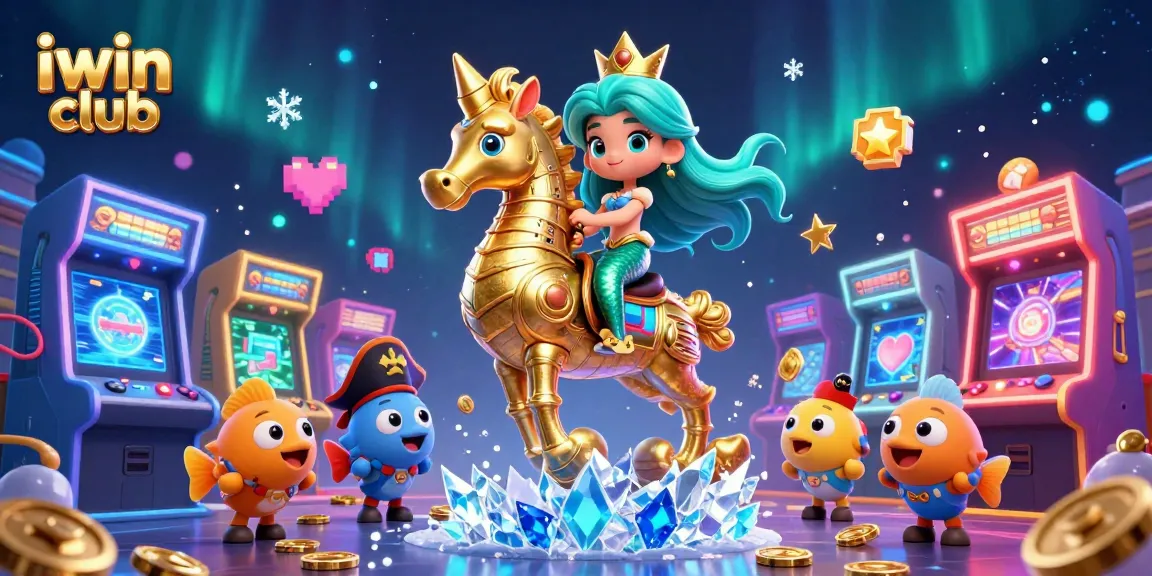 Experience thrilling gameplay at iwin club with vibrant characters and dynamic casino elements.