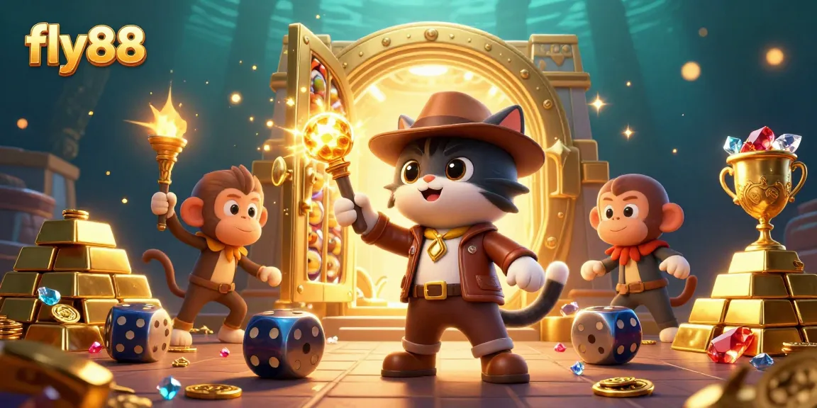 Experience thrilling wins at fly88 with slots and treasures in an adventurous scene.
