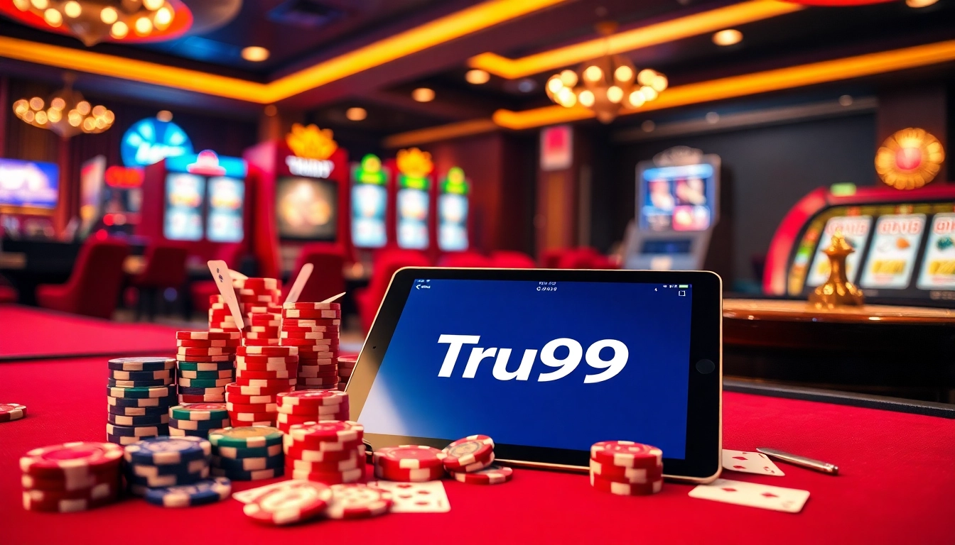 ผู้เล่น Tru99 เพลิดเพลินกับประสบการณ์คาสิโนออนไลน์ที่น่าตื่นเต้น พร้อมชิปโป๊กเกอร์และแท็บเล็ต