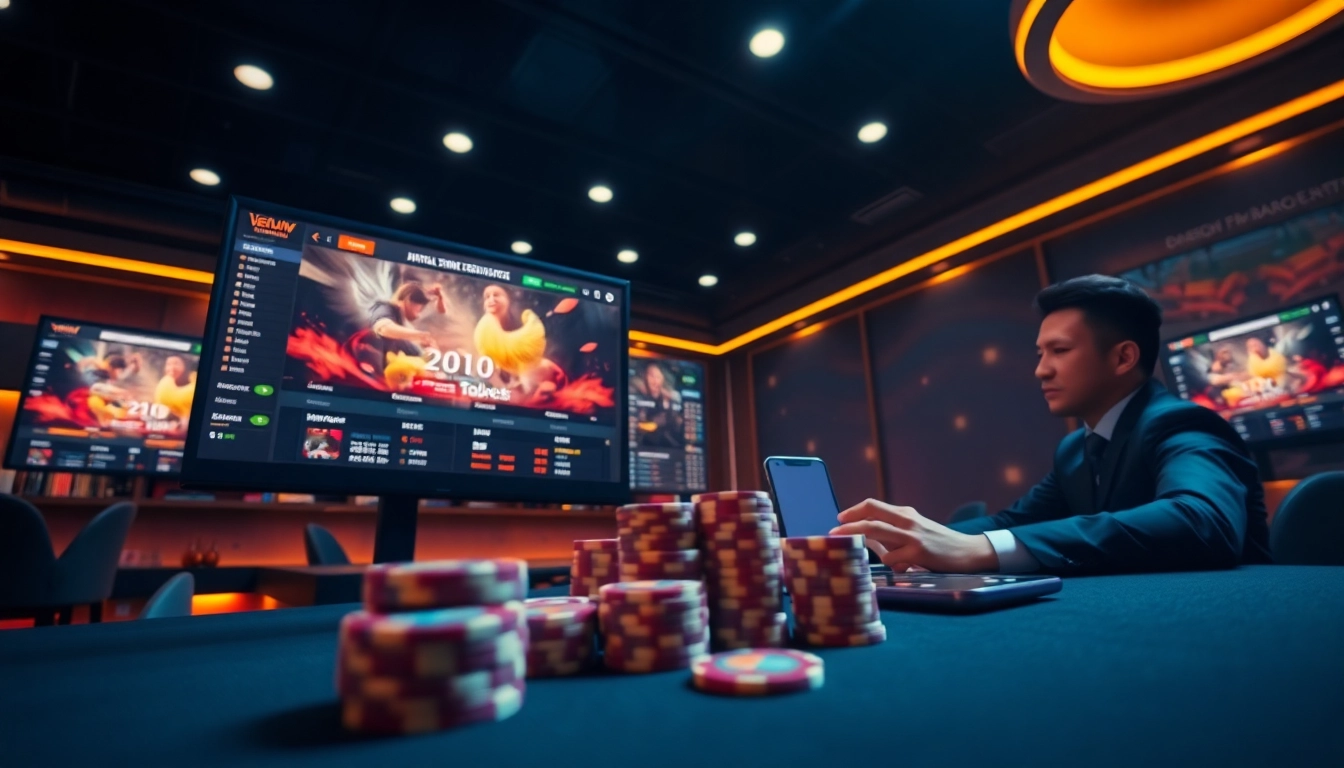 Dynamic online betting scene on dagawin.live featuring virtual chicken fighting and sports betting interface.