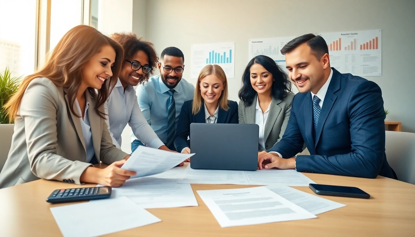 Register Pennsylvania LLC process illustrated with business professionals collaborating in an office setting.