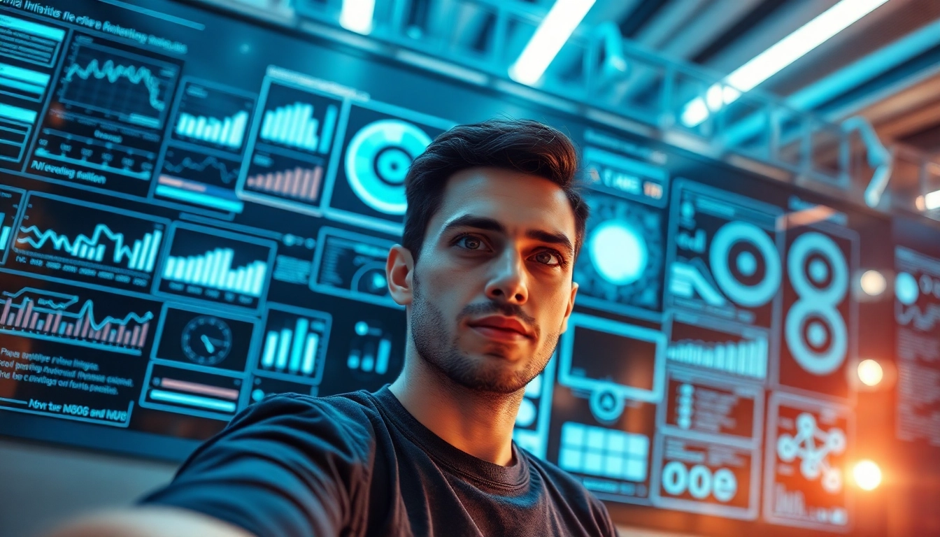 AI interface representation illustrating user engagement with data visualization and technology, related to keyword ia +18.