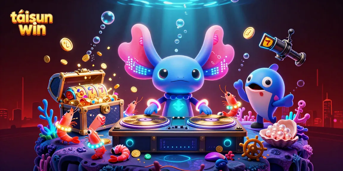Experience thrilling gameplay with tải sun win in this vibrant casino underwater party scene.